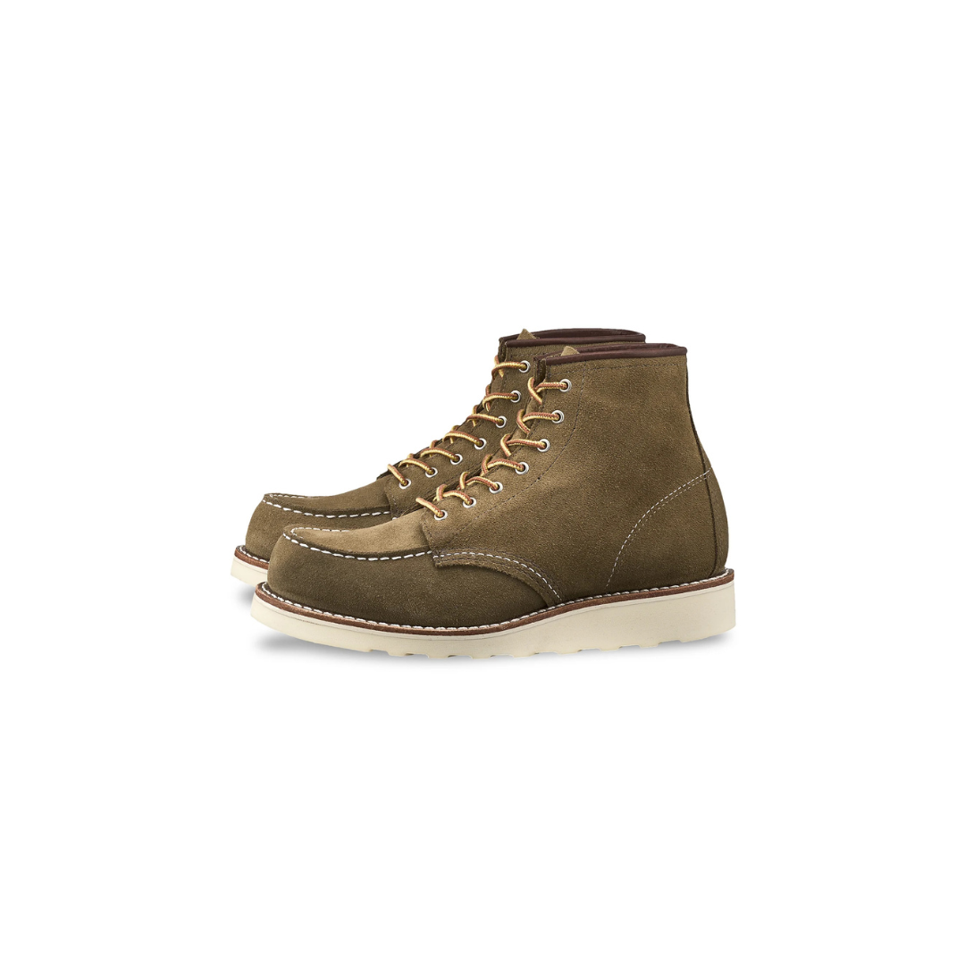 RED WING || 3377 WOMENS MOC TOE 6-INCH OLIVE MOHAVE