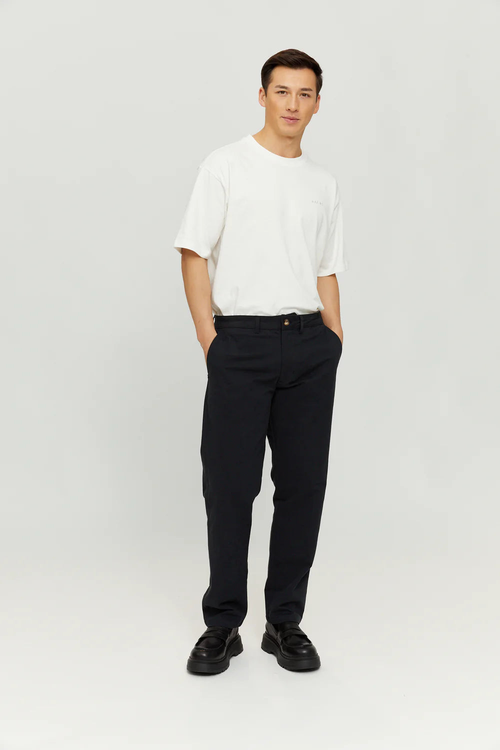 MAZINE || NELSON CHINO PANTS ORGANIC COTTON BLACK