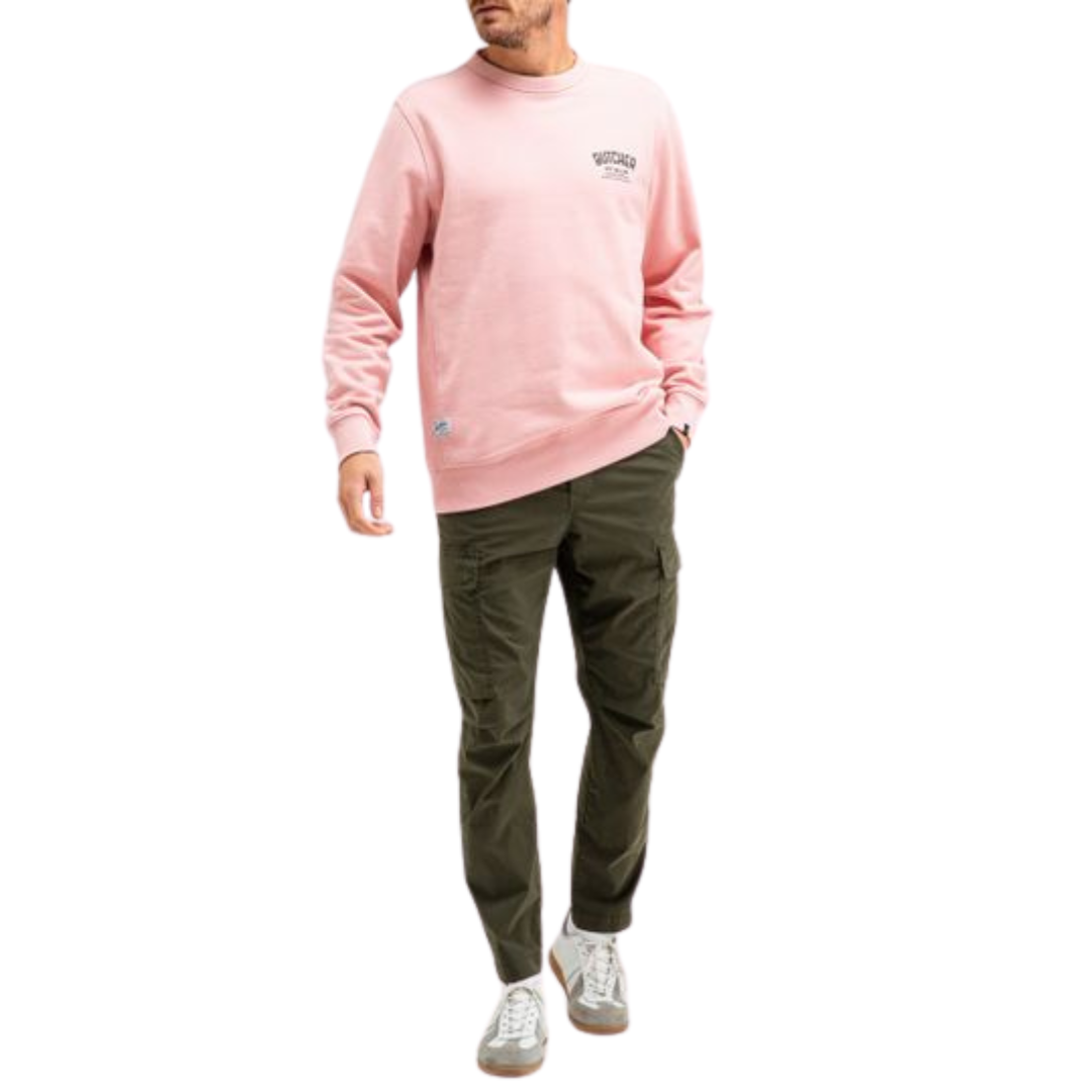 BUTCHER OF BLUE || ARMY COLLEGE CREW PINK FLAMINGO