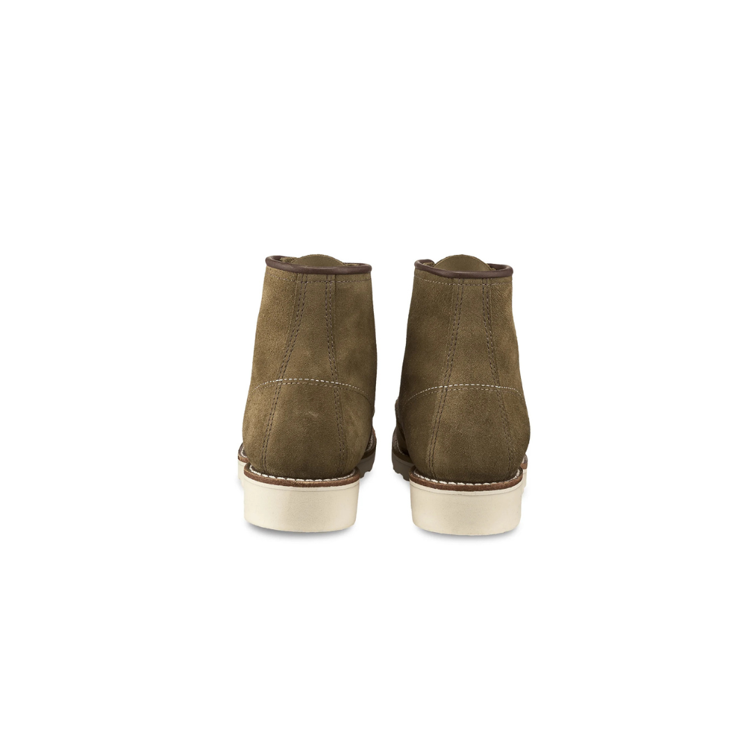RED WING || 3377 WOMENS MOC TOE 6-INCH OLIVE MOHAVE