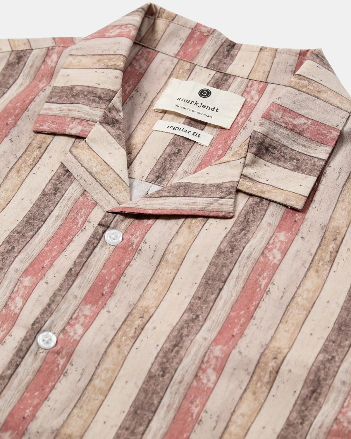 ANERKJENDT || AKLEO S/S POPLIN AOP SHIRT