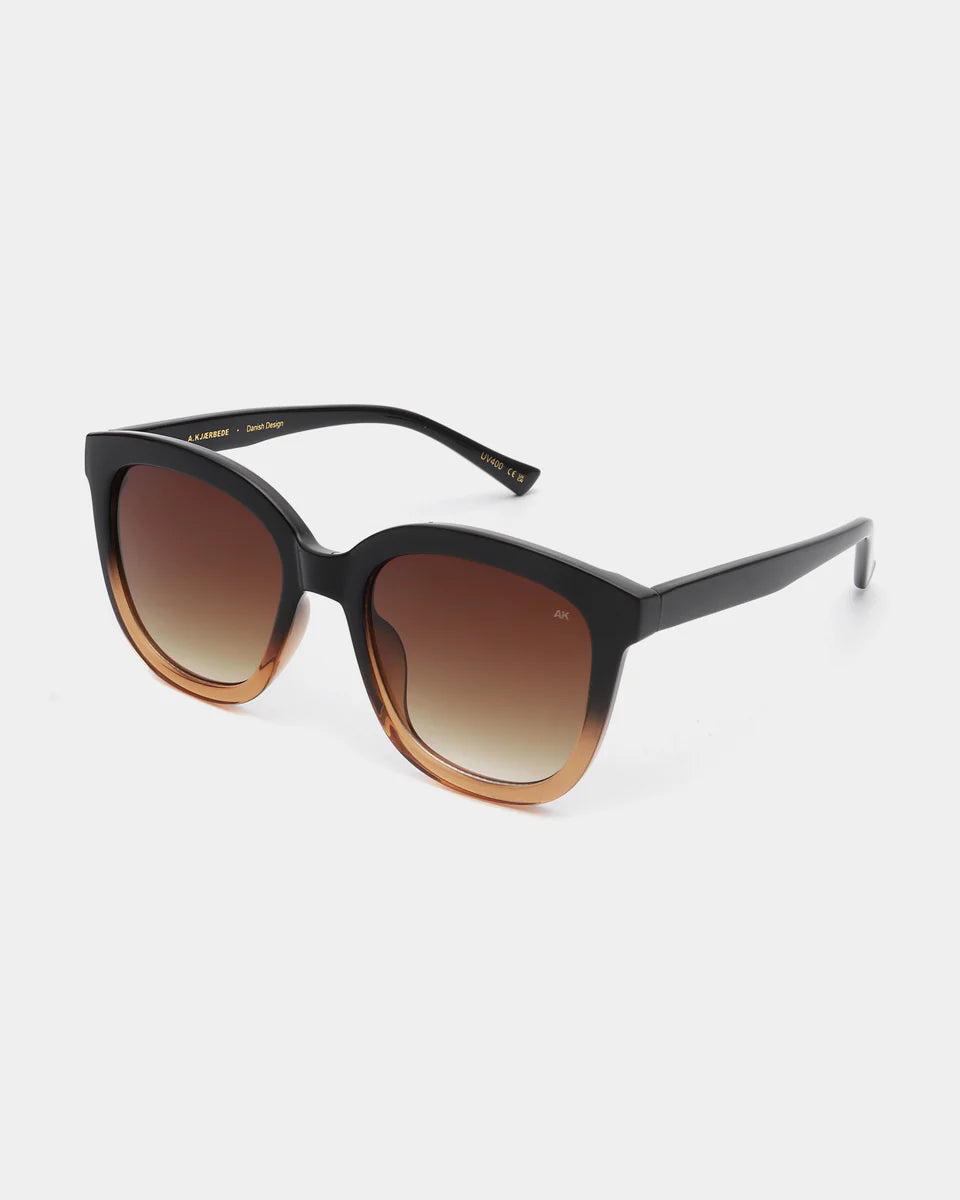 A.KJAERBEDE II BILLY BLACK/BROWN TRANSPARENT