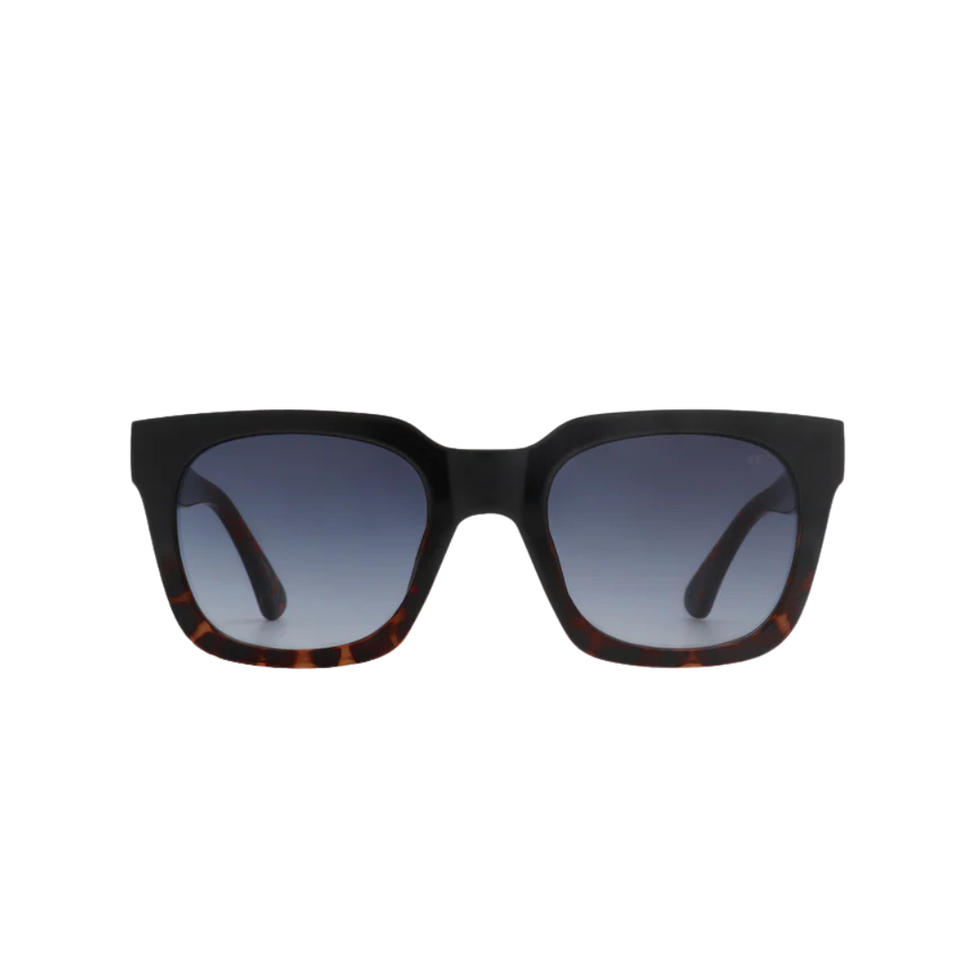 A.KJAERBEDE II NANCY BLACK DEMI TORTOISE