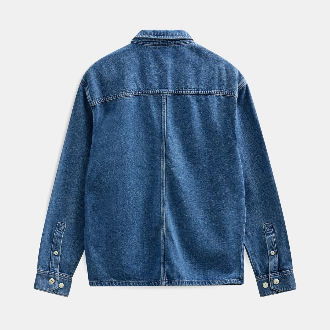 ANERKJENDT || AKOTTO DENIM OVERSHIRT LIGHT BLUE