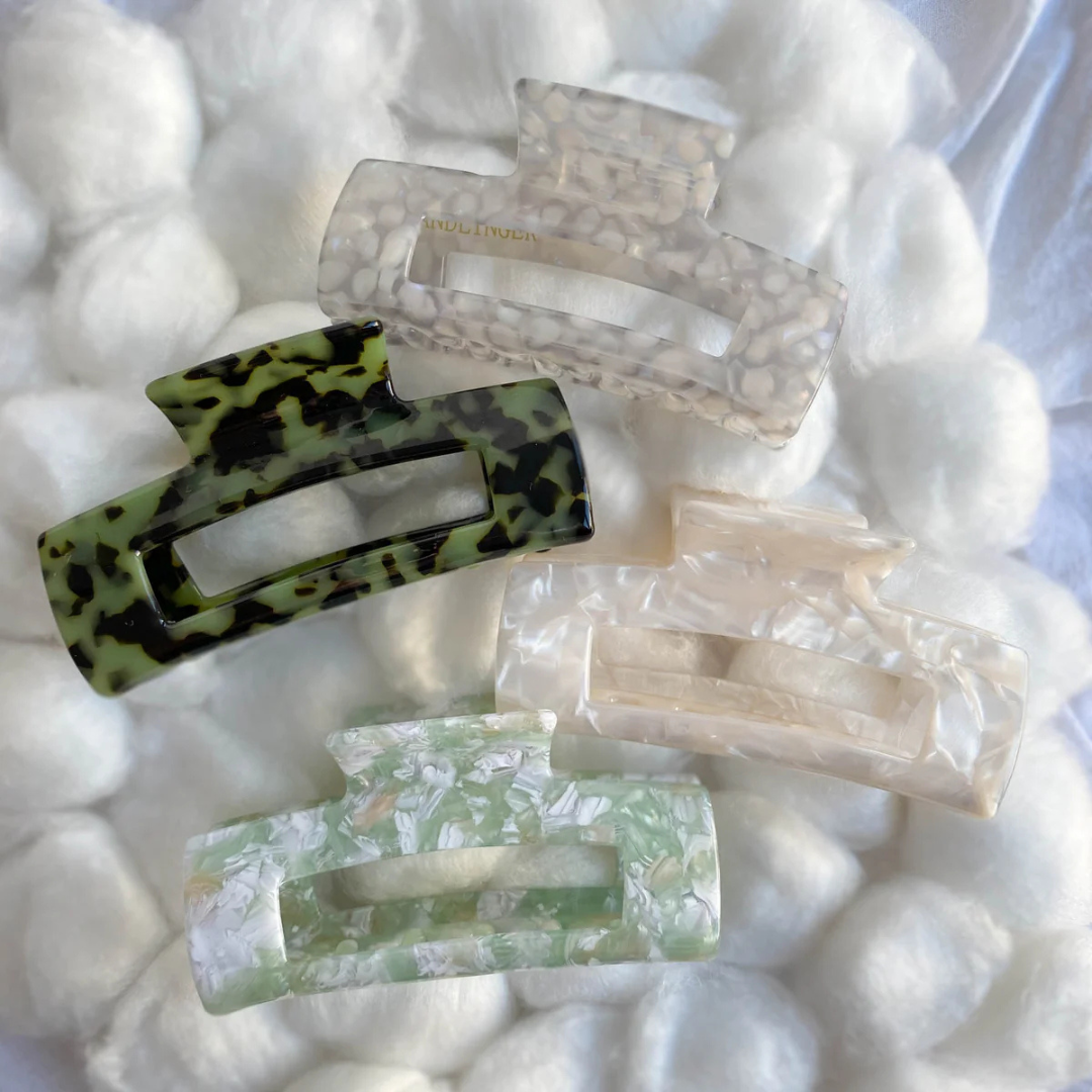 BRANDLINGER || GROSSE HAARKLAMMER ARCTIC MINT