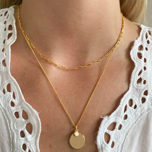 BRANDLINGER || HALSKETTE SERENITY GOLD