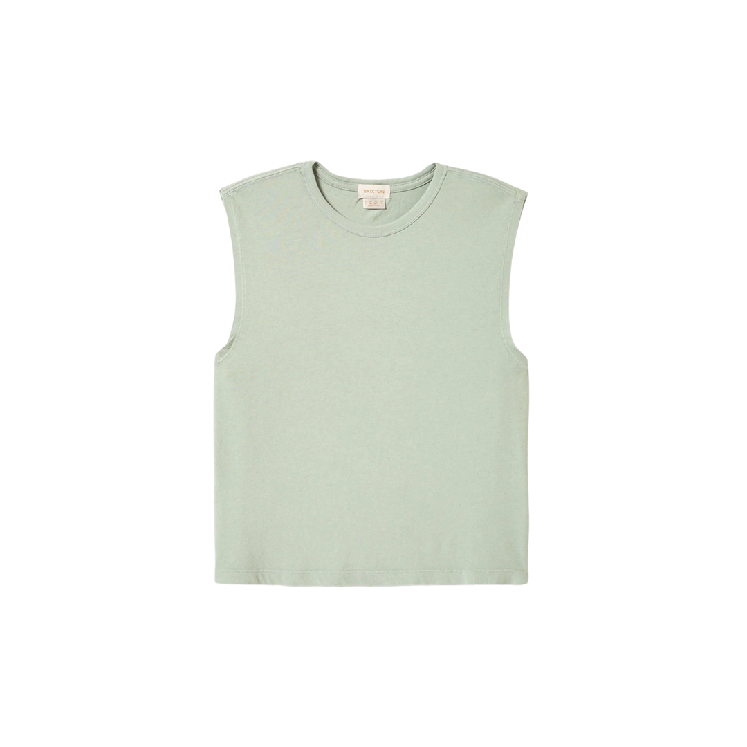 BRIXTON || CAREFREE ORGANIC MUSCLE TAN SEA GREEN