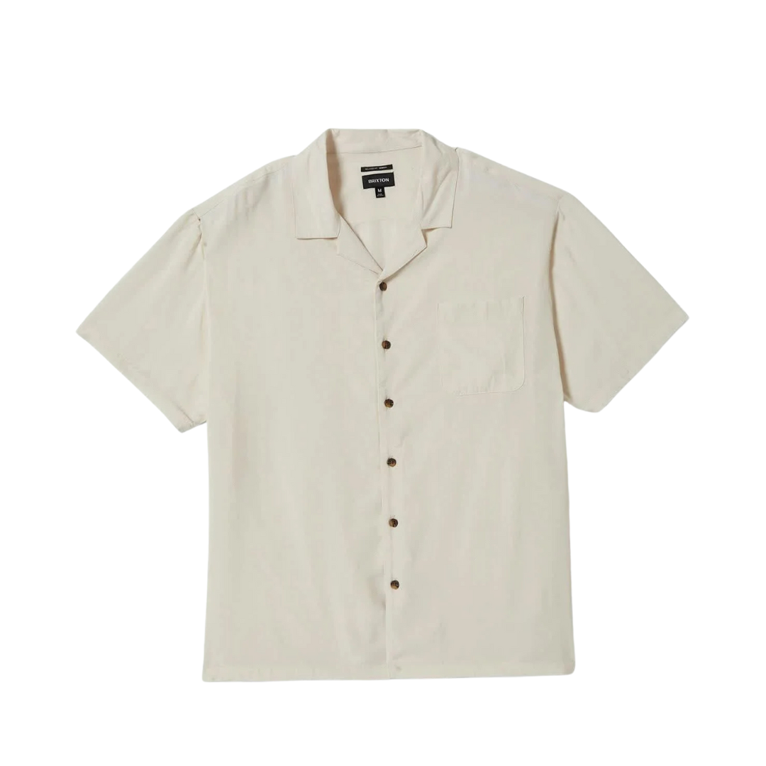 BRIXTON || BUNKER S/S WOVEN WHITECAP