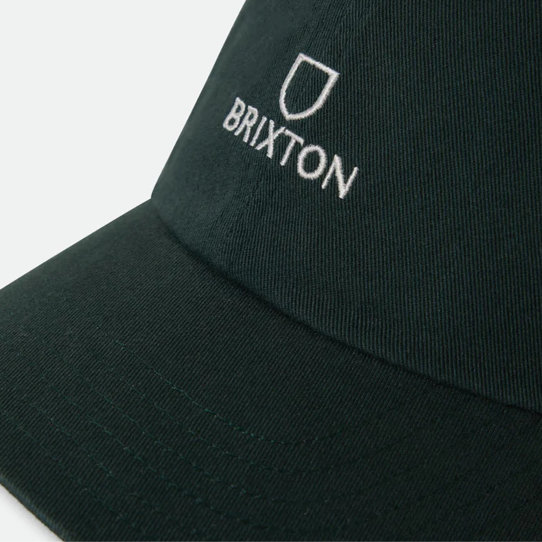 BRIXTON || ALPHA LP CAP DEEP FOREST RINSE