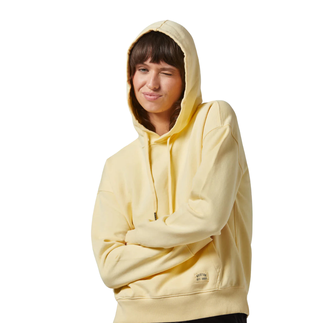 BRIXTON || CROSS LOOP HOODIE PANNA COTTA