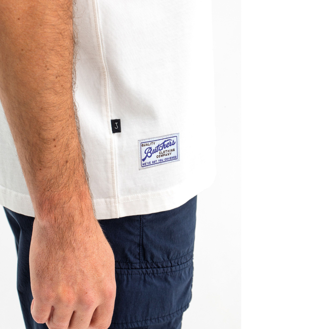 BUTCHER OF BLUE || ARMY LOOSE TEE OFF WHITE