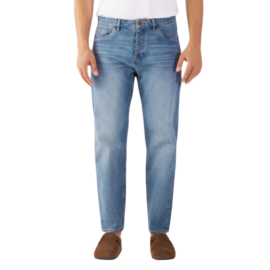 DAWN || RISE RELAXED JEANS BRIGHT BLUE