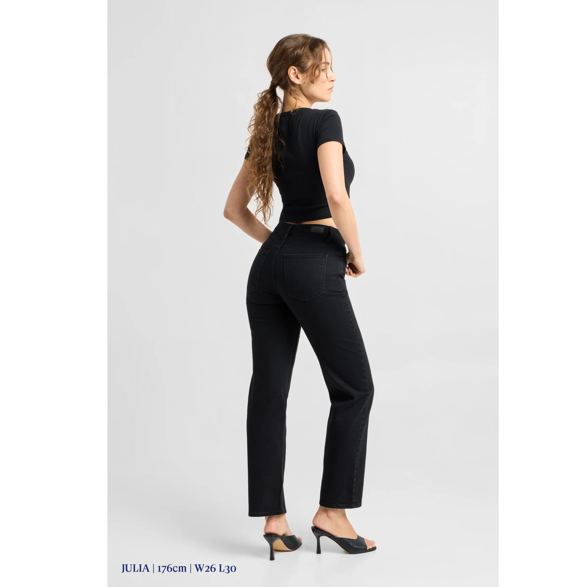 DAWN || MORNING STRAIGHT JEANS BLACK