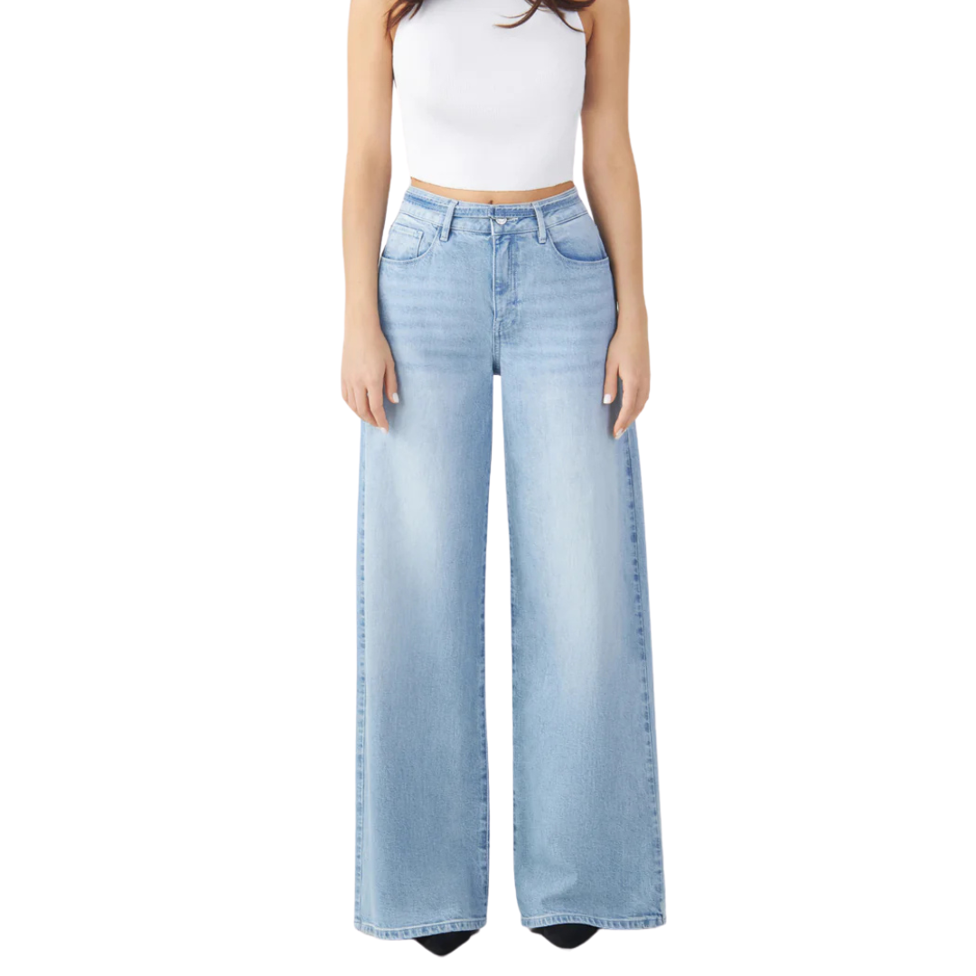 DAWN || SUNNY WIDE LEG BRIGHT BLUE
