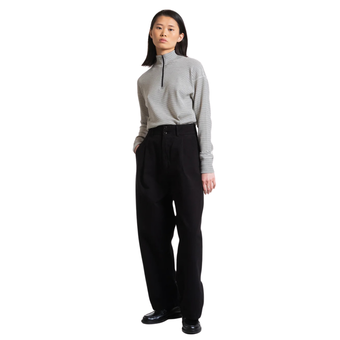 EAT DUST || G.o.D. WORKER PANTS BRUSHED TWILL BLACK