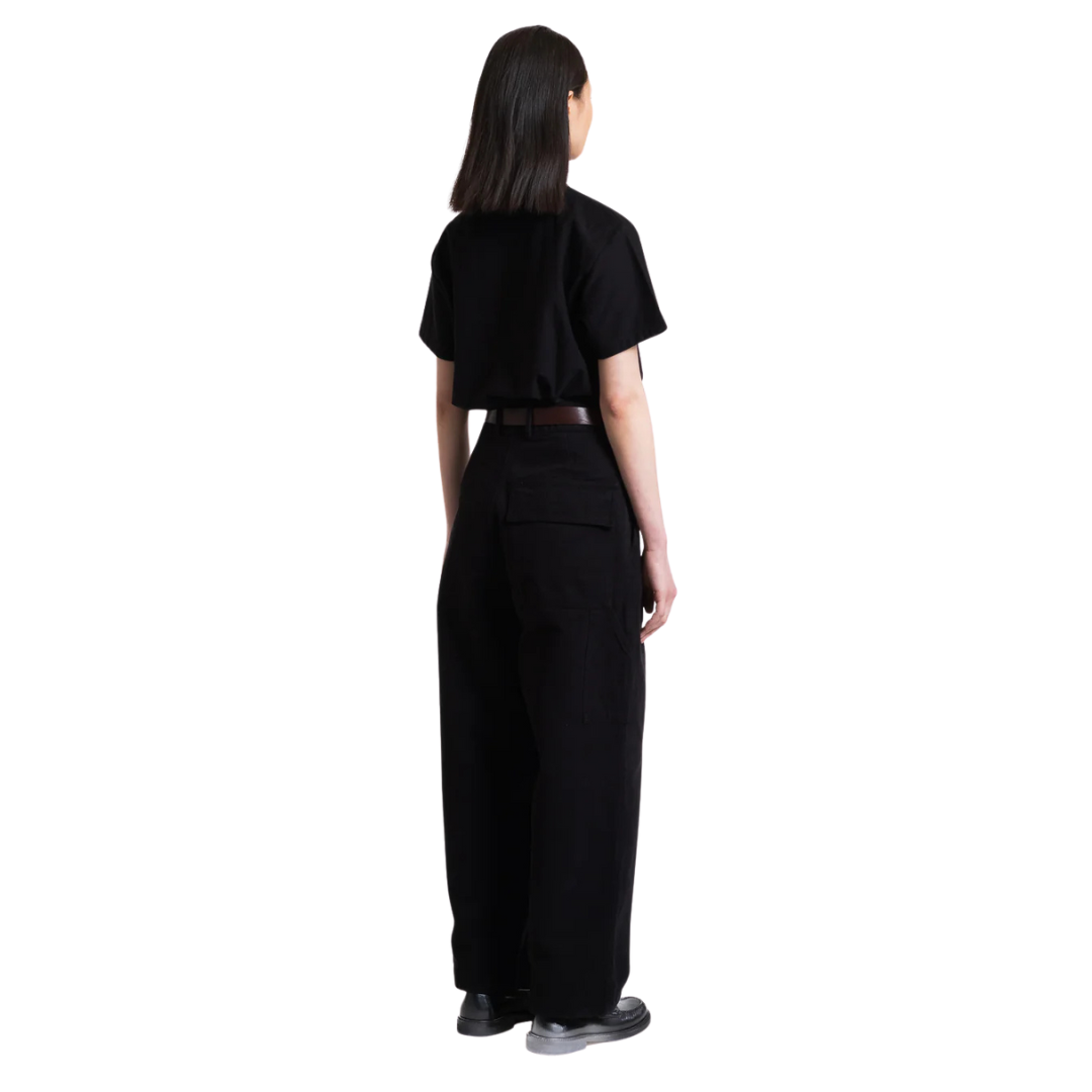 EAT DUST || G.o.D. WORKER PANTS BRUSHED TWILL BLACK