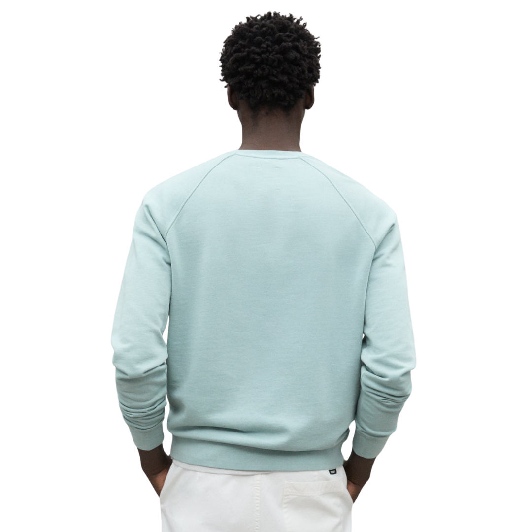 ECOALF || BERJAALF SWEATSHIRT MAN WASHED GREEN