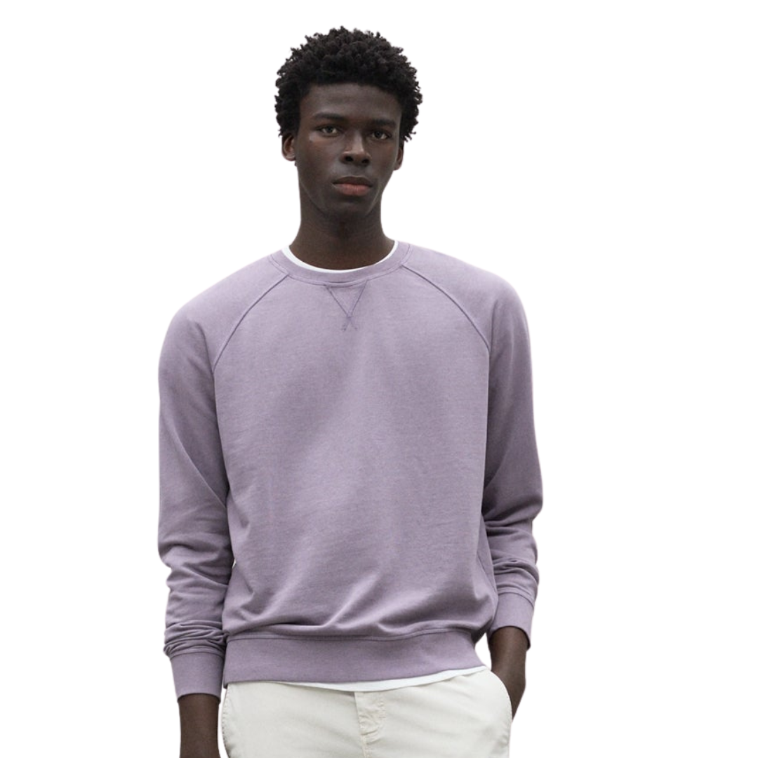 ECOALF || BERJAALF SWEATSHIRT MAN DUSTY MAUVE