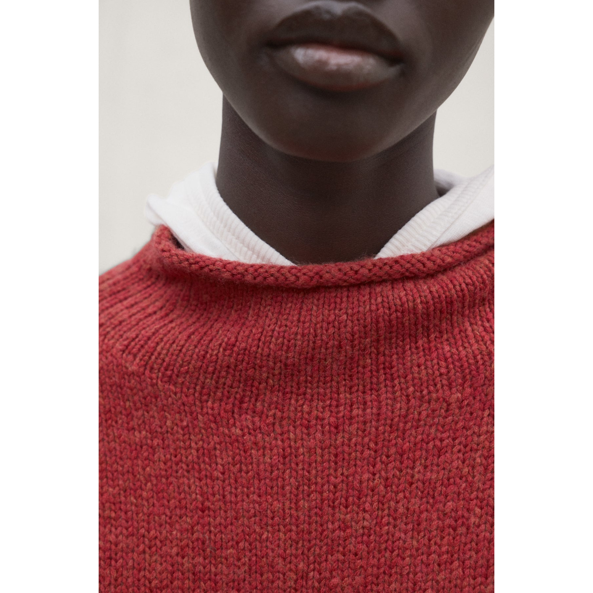 ECOALF || CASTELLY KNIT DARK ORANGE WOMAN