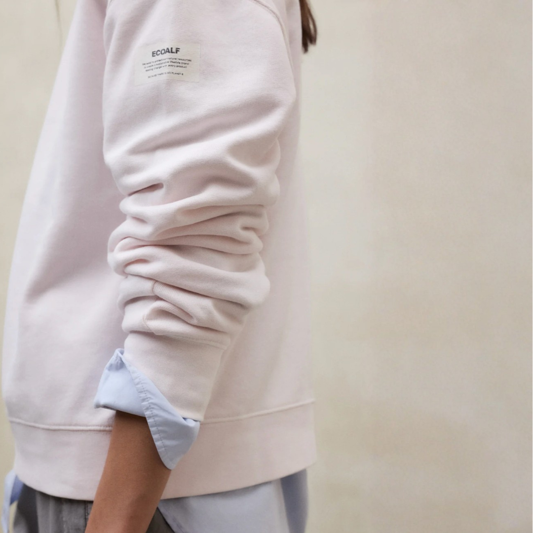 ECOALF || GOODY SWEATSHIRT WOMAN LIGHT PINK