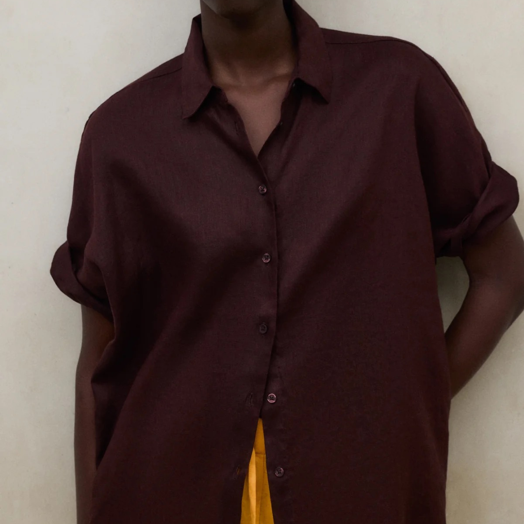 ECOALF || MELANIA SHIRT WOMAN COCOA