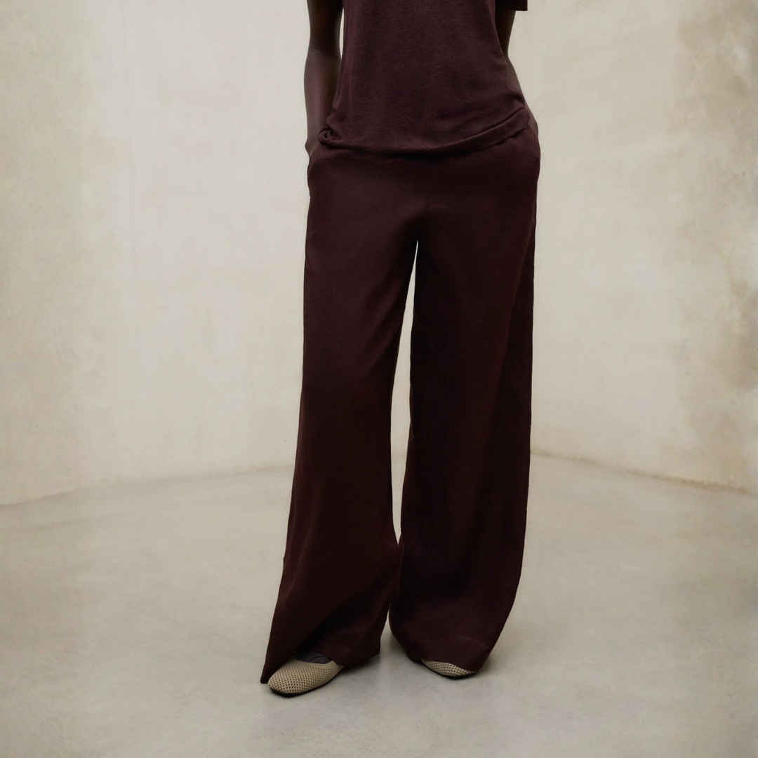 ECOALF || MOSSI PANTS WOMAN COCOA