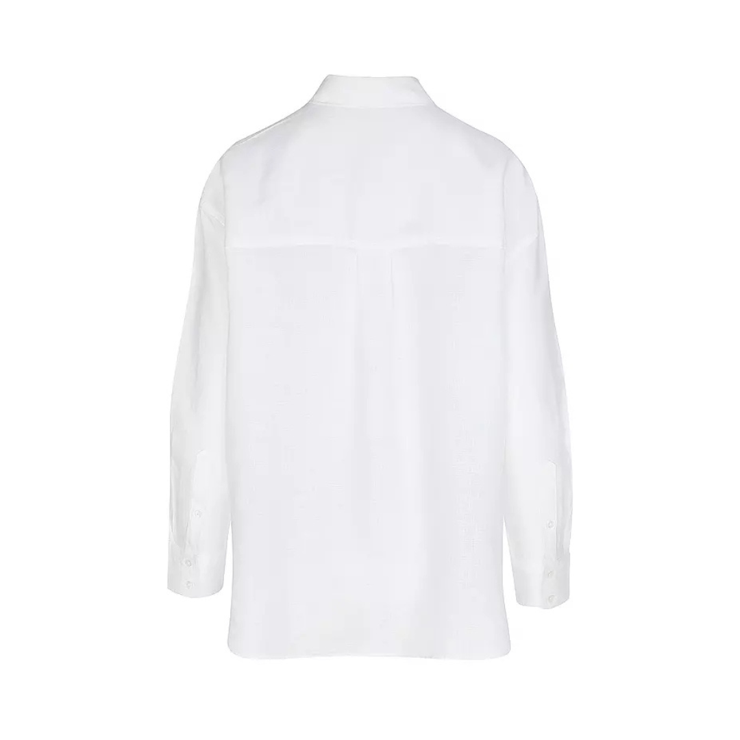 ECOALF || DARIAALF LINEN SHIRT WOMAN WHITE
