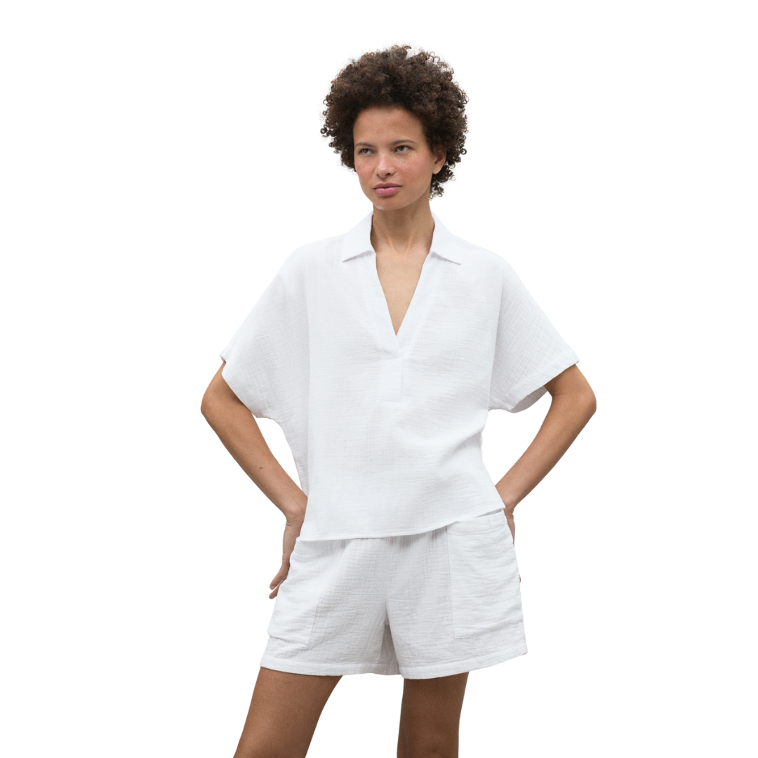 ECOALF || DENISALF SHIRT WOMAN WHITE
