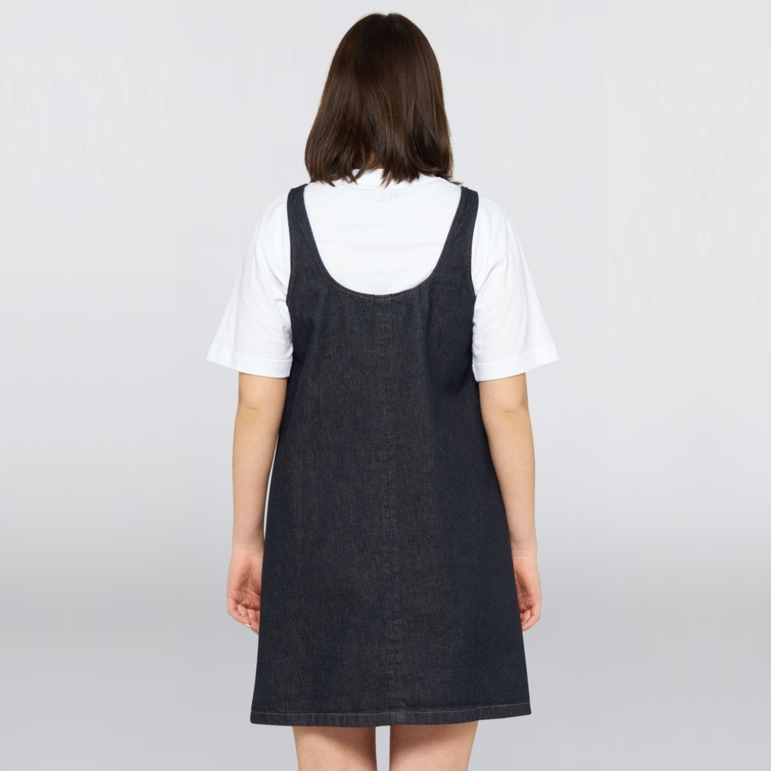EDWIN || WOMANS IVY DRESS BLUE RINSED