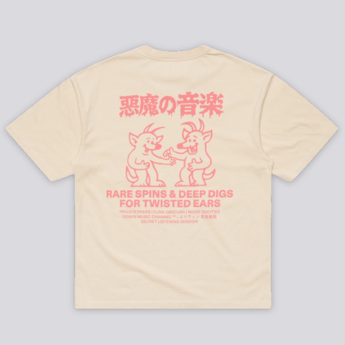 EDWIN || RARE SPINS TS-SHIRT FOG GARMENT WASHED
