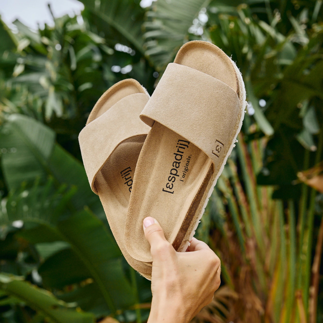 ESPADRIJ || COPINE VELOUR BEIGE