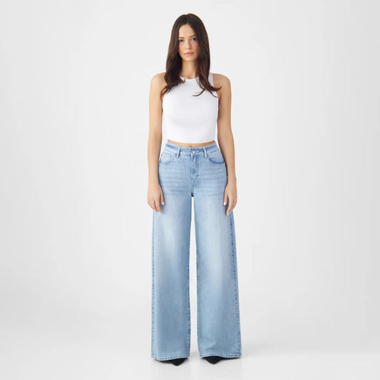 DAWN || SUNNY WIDE LEG BRIGHT BLUE