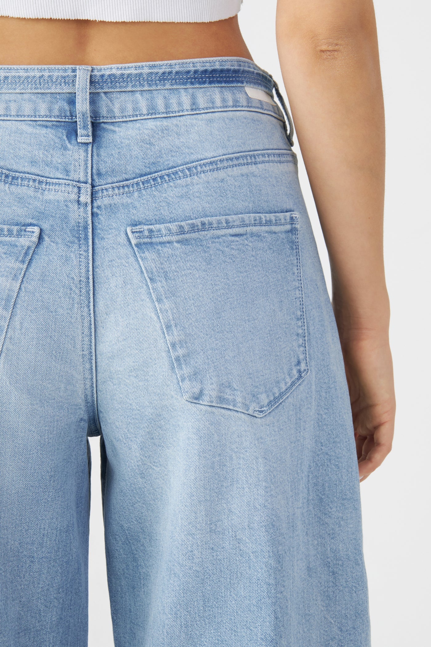 DAWN || SUNNY WIDE LEG BRIGHT BLUE