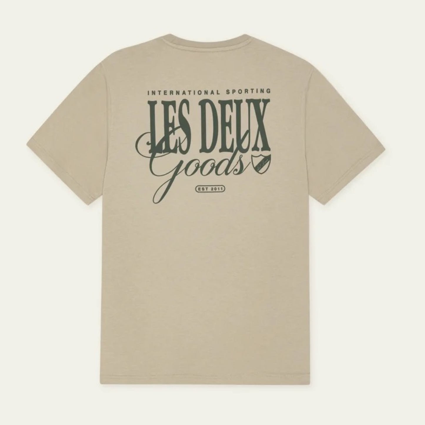 LES DEUX || GOODS T-SHIRT DARK SAND