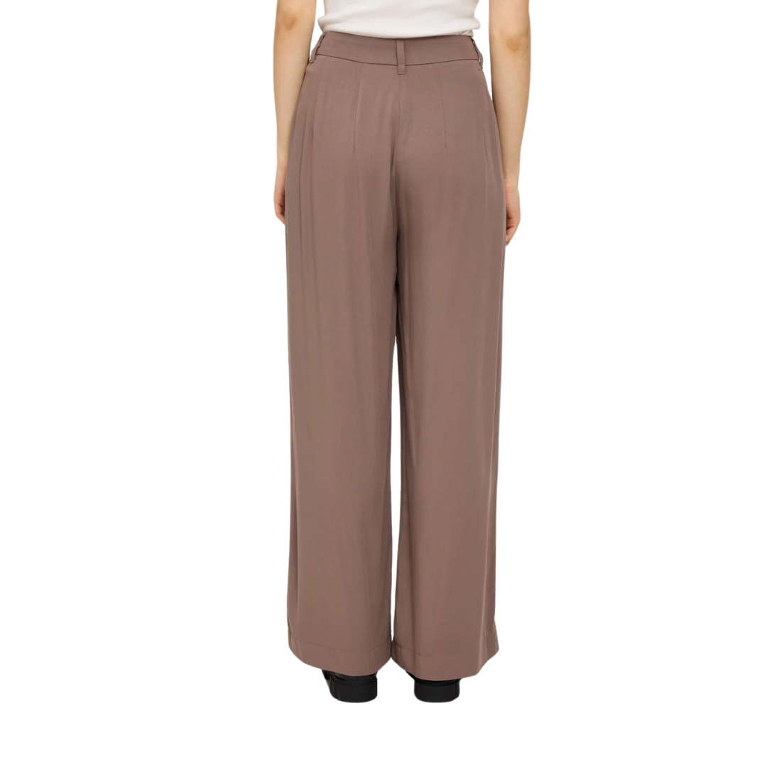 MAZINE II PLEATED PANTS GREY BROWN