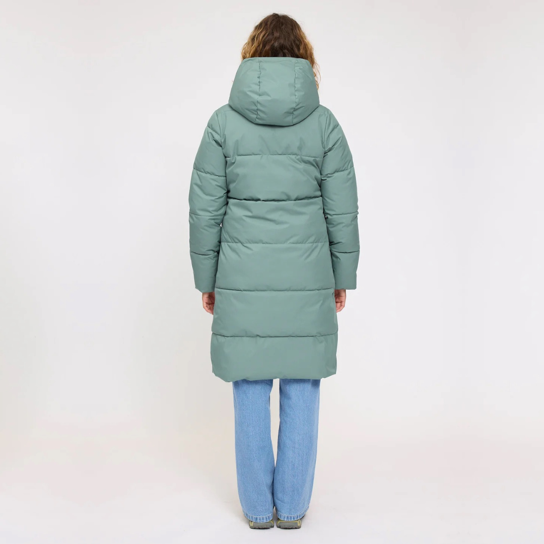 MAZINE || BASIC PUFFER COAT JADE