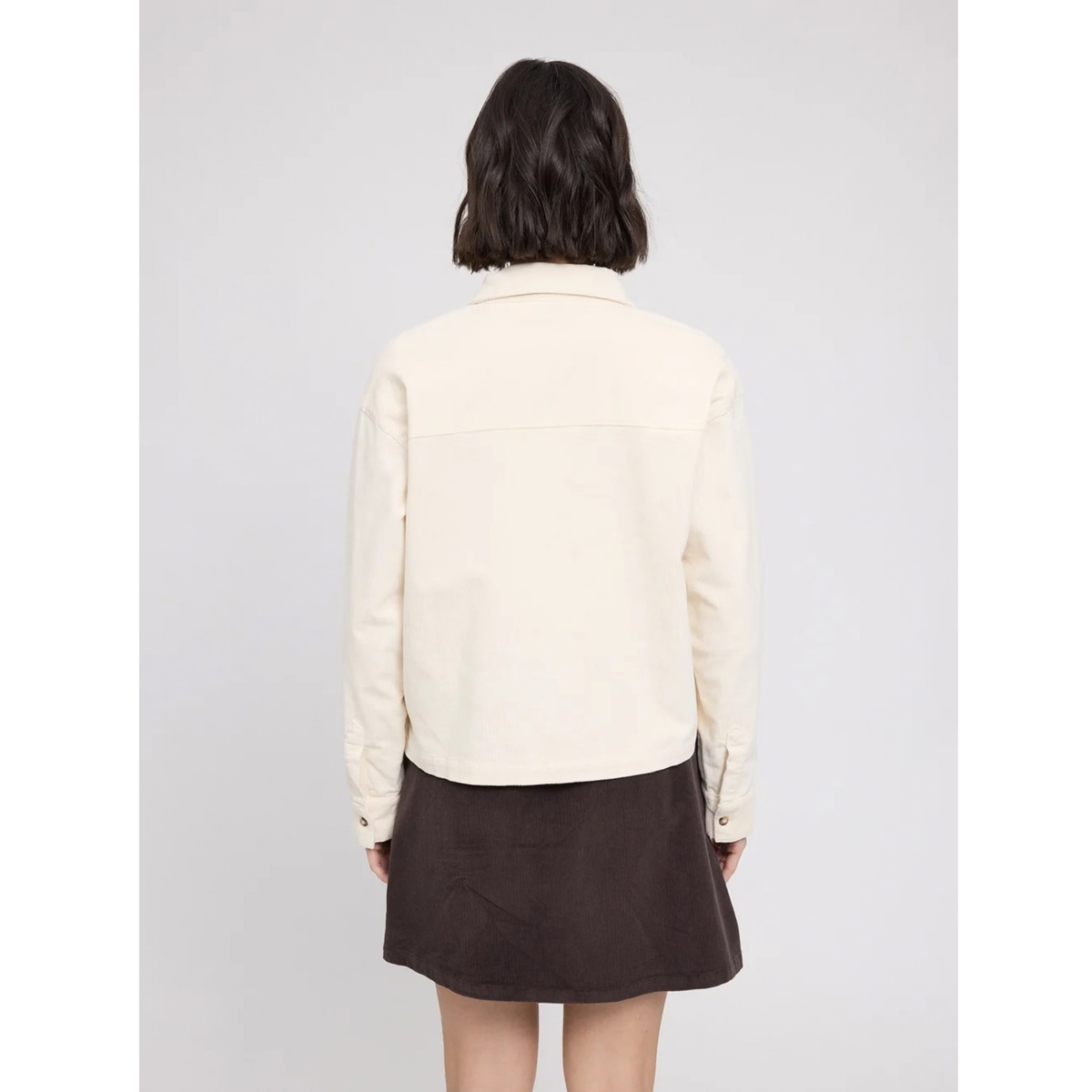 MAZINE || POCKET CORDUROY SHIRT WOMEN ORGANIC COTTON TOFU