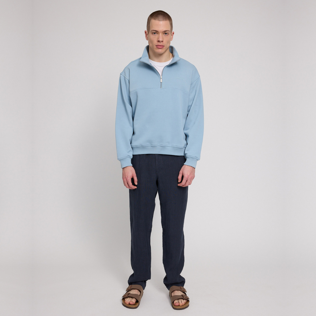 MAZINE || MENS SWEAT TROYER LIGHT BLUE