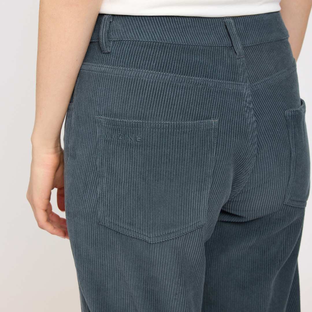 MAZINE || WIDE LEG CORDUROY PANT BOTTLE