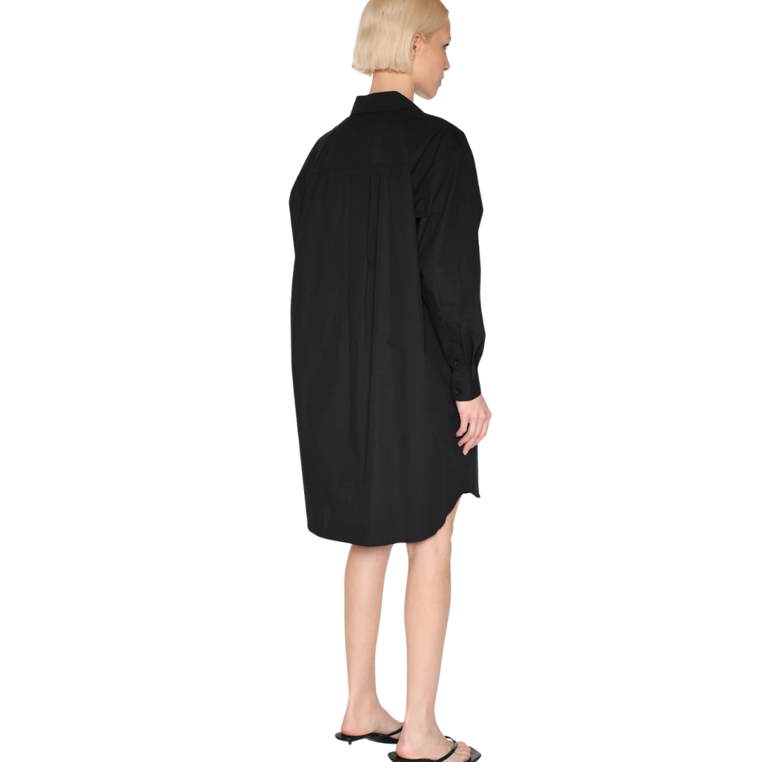 MINIMUM II HANNAH SHIRT-DRESS BLACK