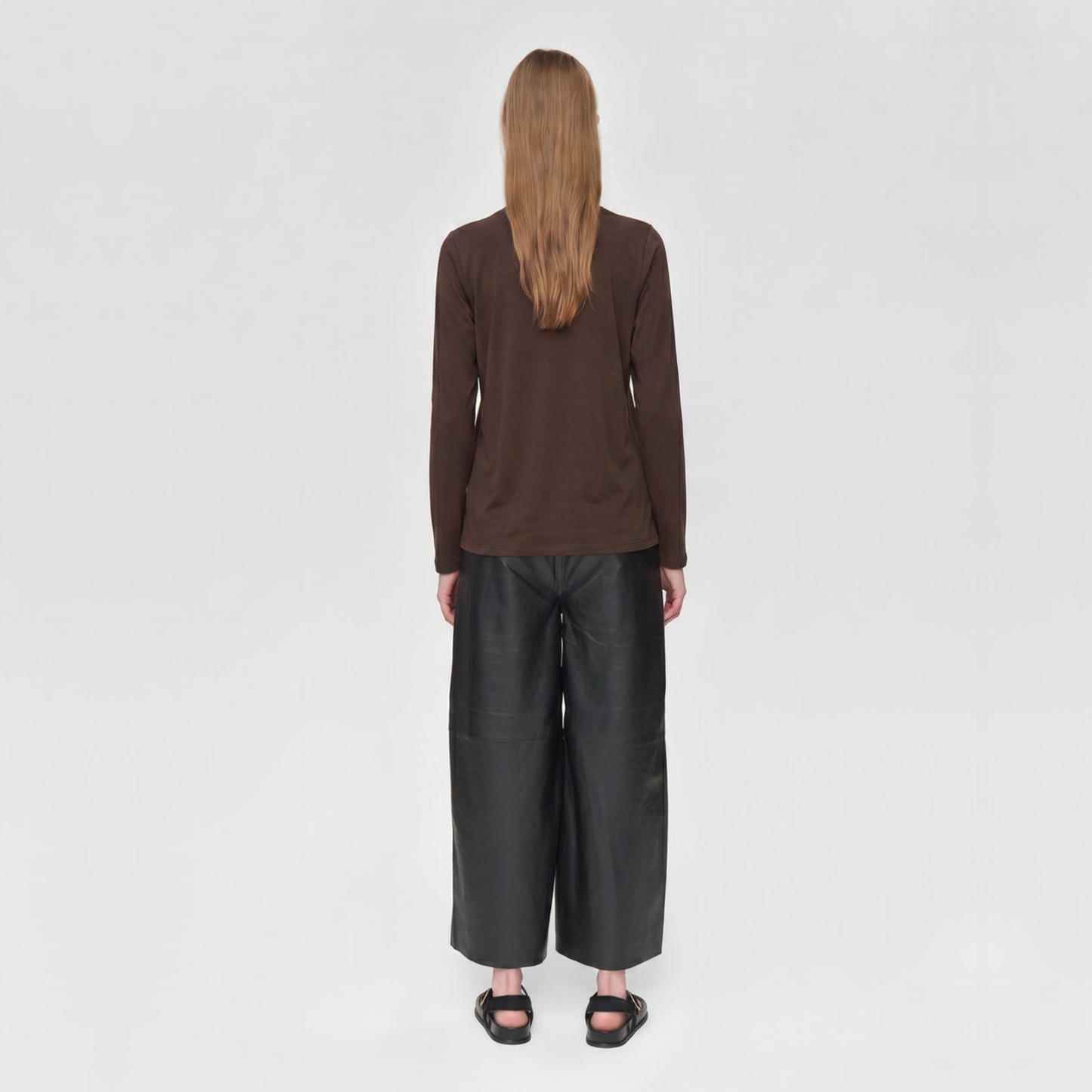 MINIMUM || MARGOT TEE SHAVED CHOCOLATE WOMAN