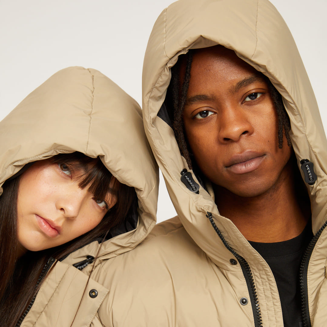 MAZINE || MOOSE PUFFER COAT SANDY OLIVE