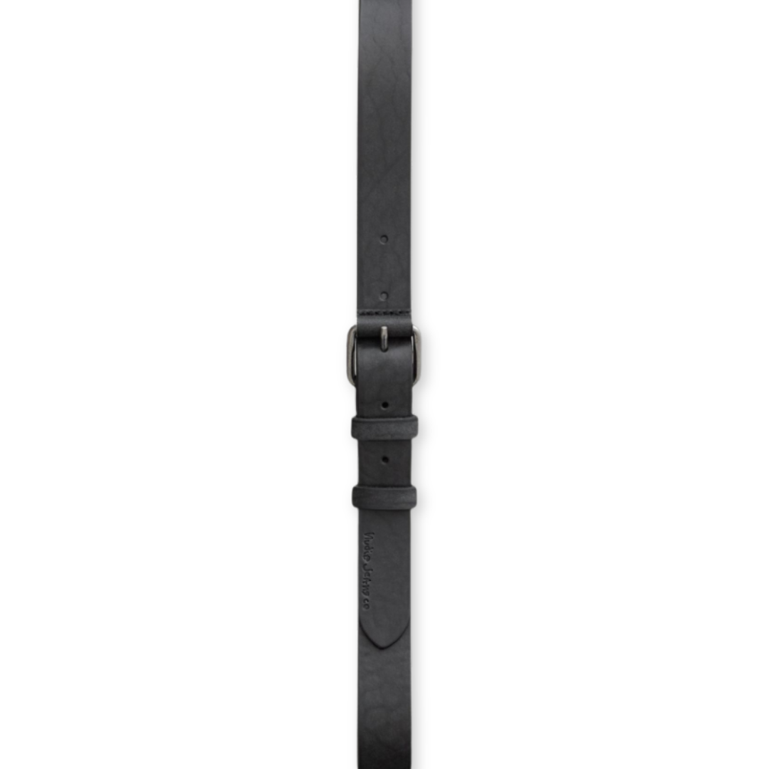 NUDIE JEANS || DWAYNE LEATHER BELT BLACK