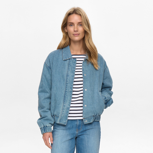 NÜMPH || NUDENIMA JACKET MEDIUM BLUE DENIM