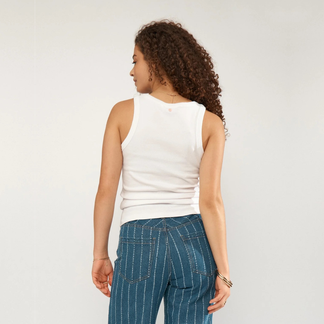 NÜMPH || NUMAKENY TANKTOP BRIGHT WHITE