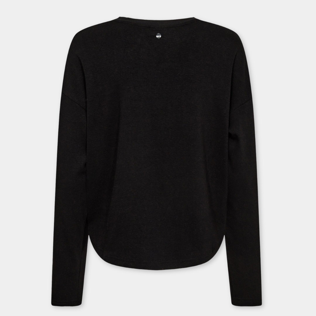 NÜMPH || NUMILY OVERSIZE BLOUSE CAVIAR