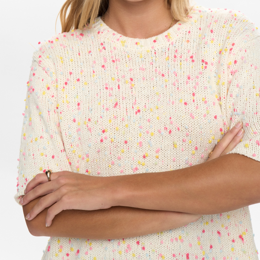 NÜMPH || NUNEPSA SS PULLOVER PRISTINE