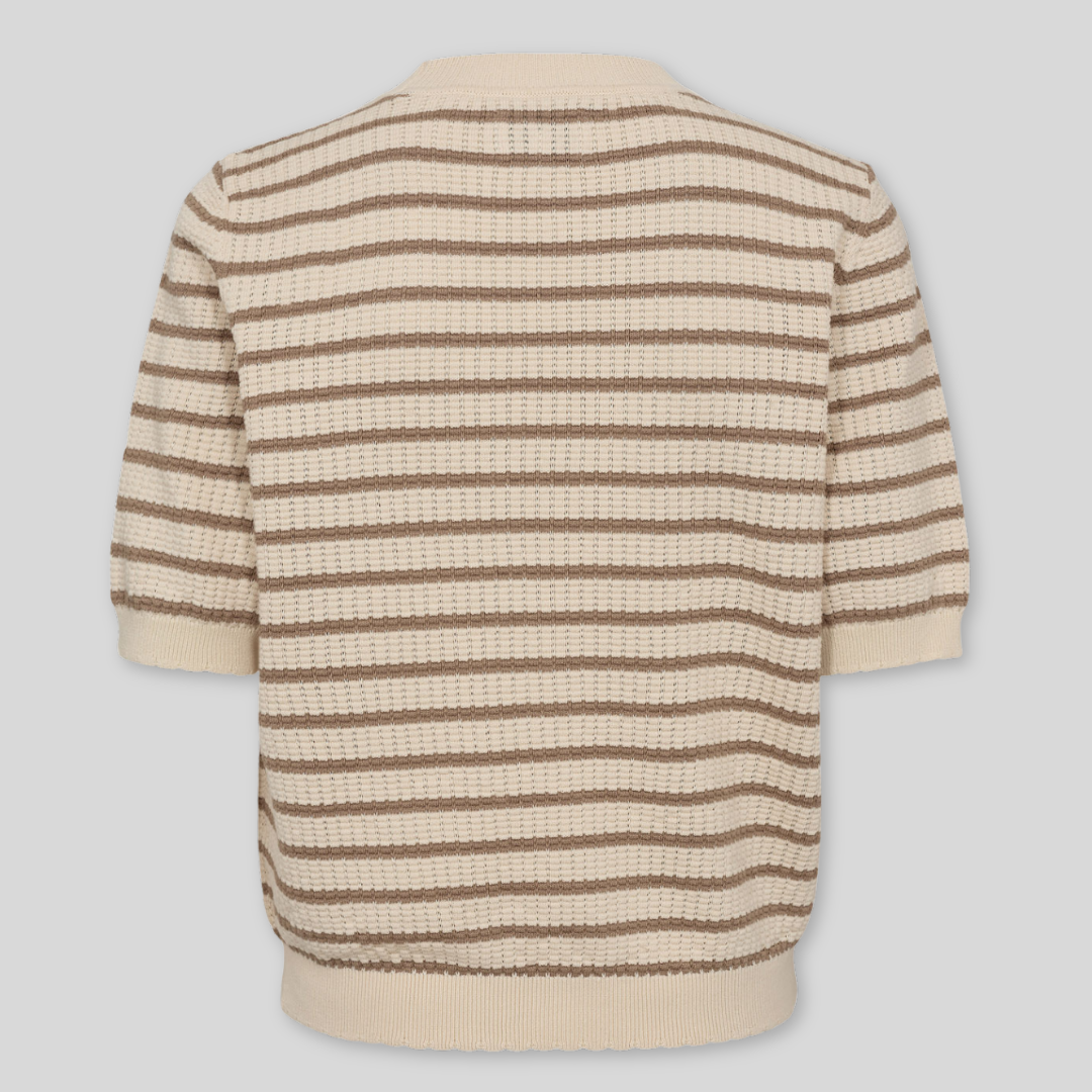 NÜMPH || NUNICOLE PULLOVER GOTS SILVER MINK