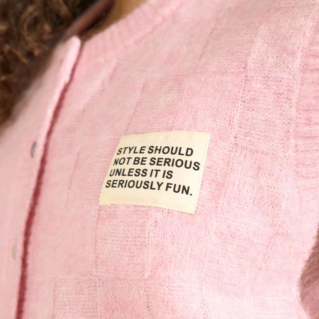 NÜMPH || NURIETTE CHECK VEST PINK LADY