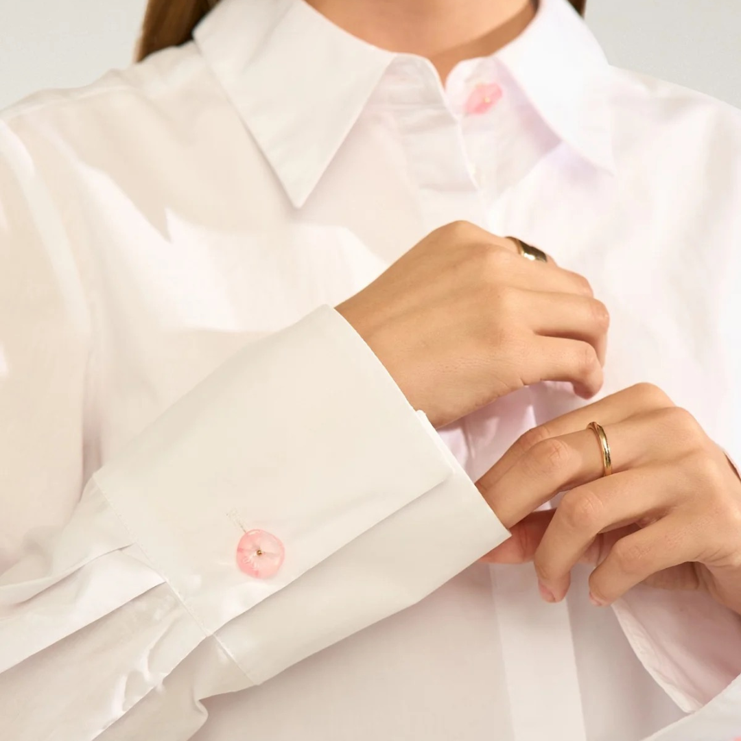 NÜMPH || NUSAMIRA SHIRT BRIGHT WHITE